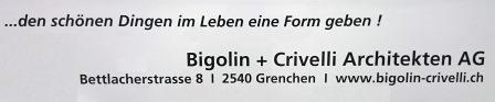 Bigolin+Crivelli Architekten AG